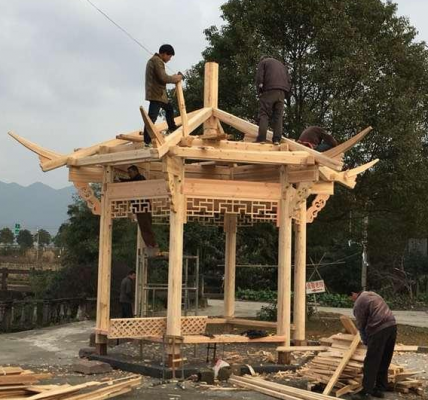 新昌古建筑凉亭